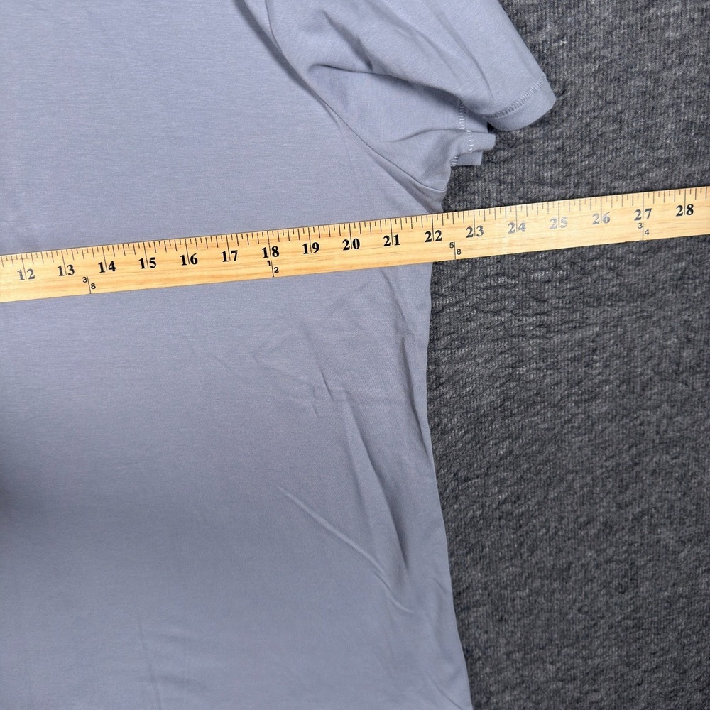 Cuts Shirt Mens XL Gray Pima Cotton Short Sleeve Crew Neck Casual Tee - Picture 4 of 8